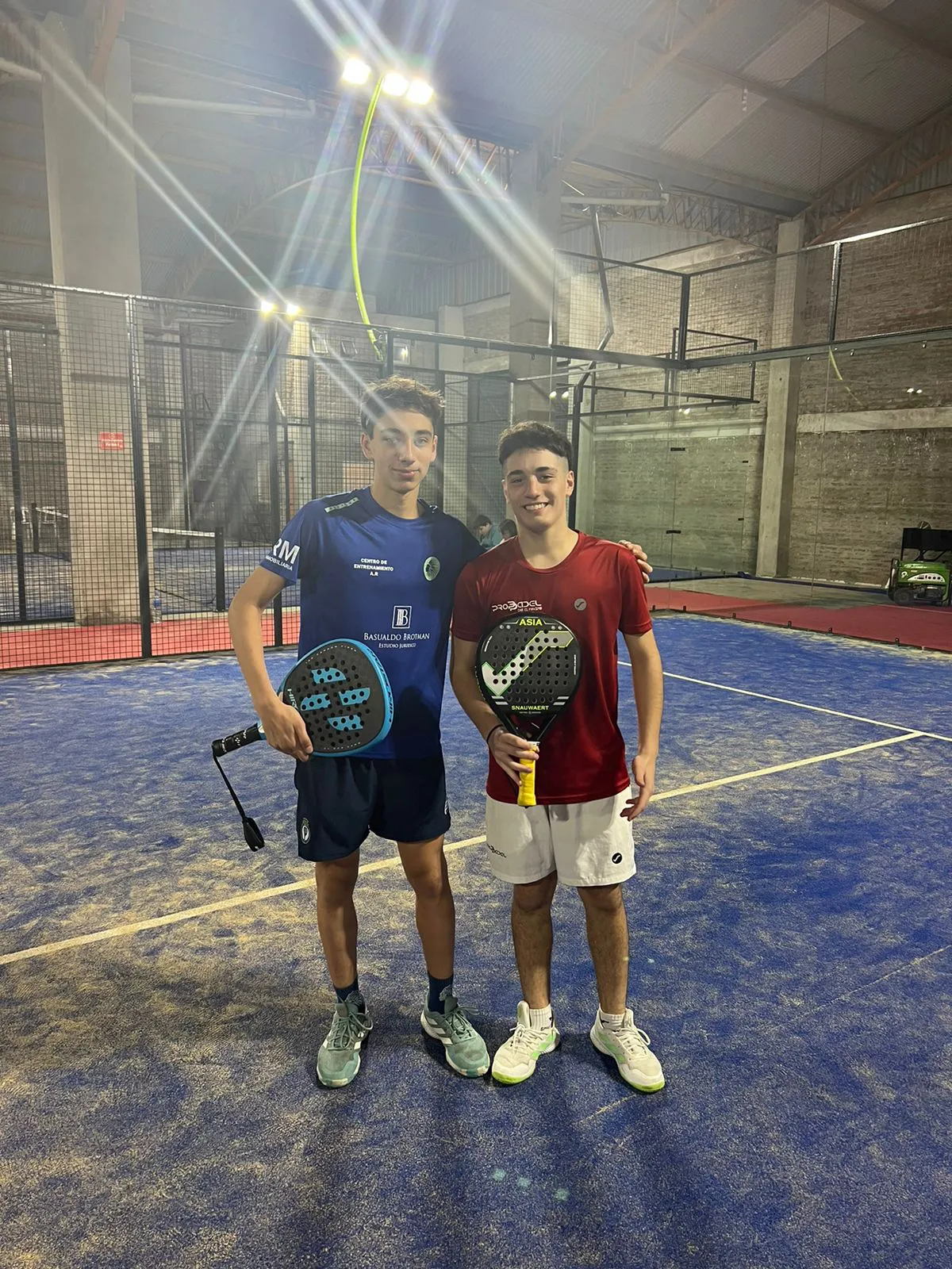 Padel Fiorella Y Santino Propato San Mart N Est N Jugando Torneos De Ajpp