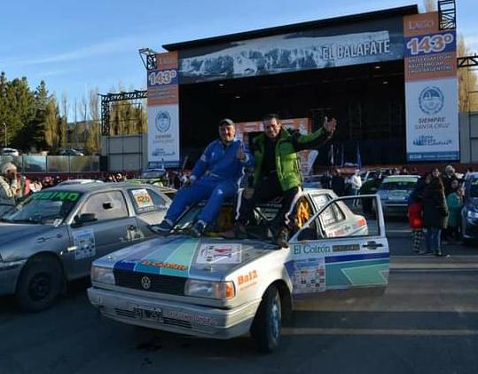 Leo Garcia y Bernardini auto Rally