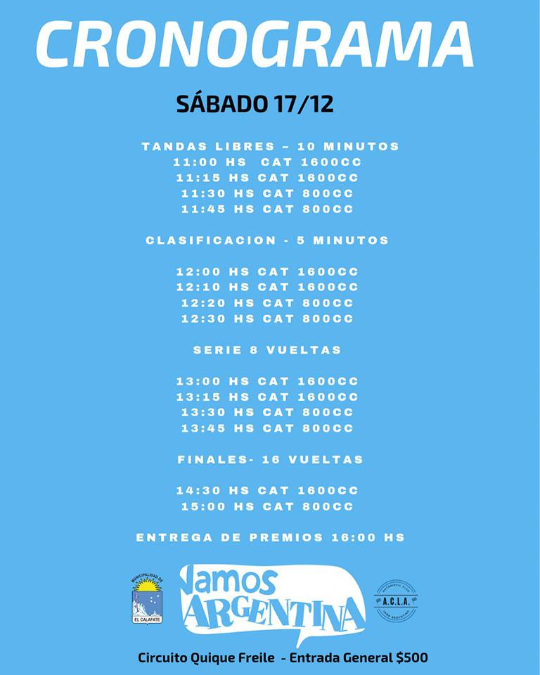 Automovilismo ultima fecha cronograma