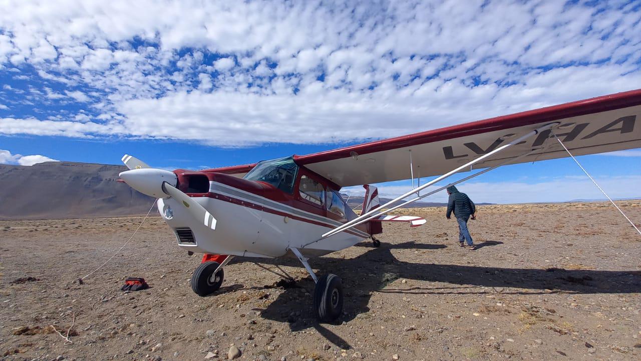 Aviones de turistas en El Chalten 1