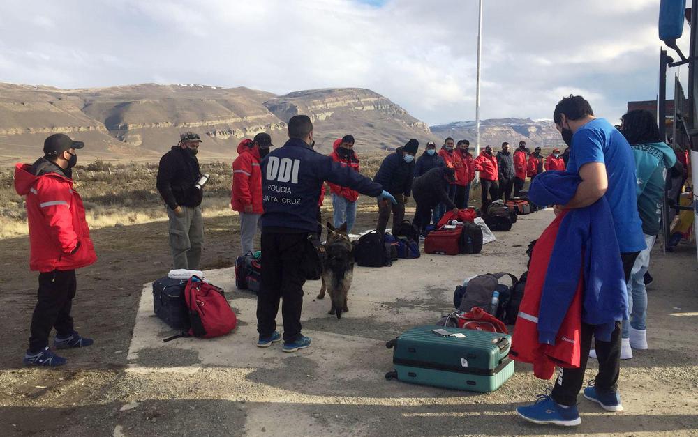 droga en colectivo represas