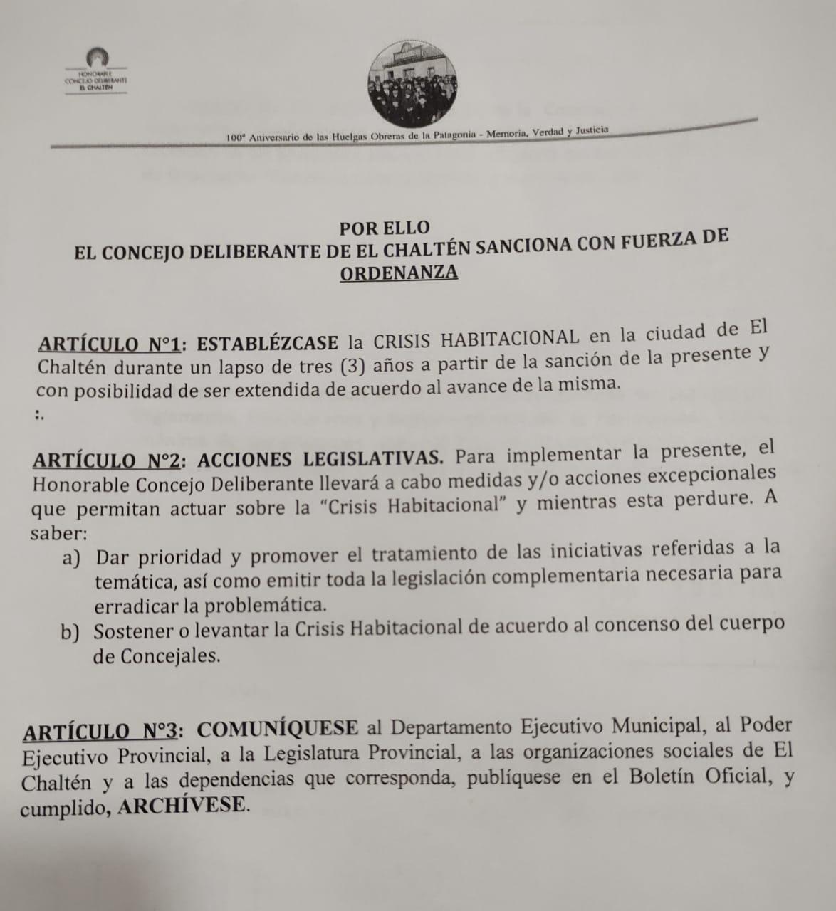 emergencia habitacional