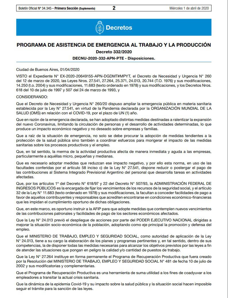 decreto nacional 1