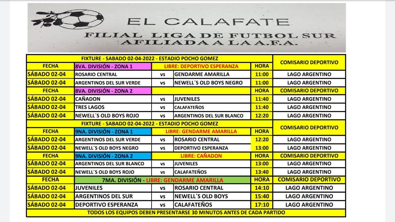 Fútbol de Inferiores segunda fecha