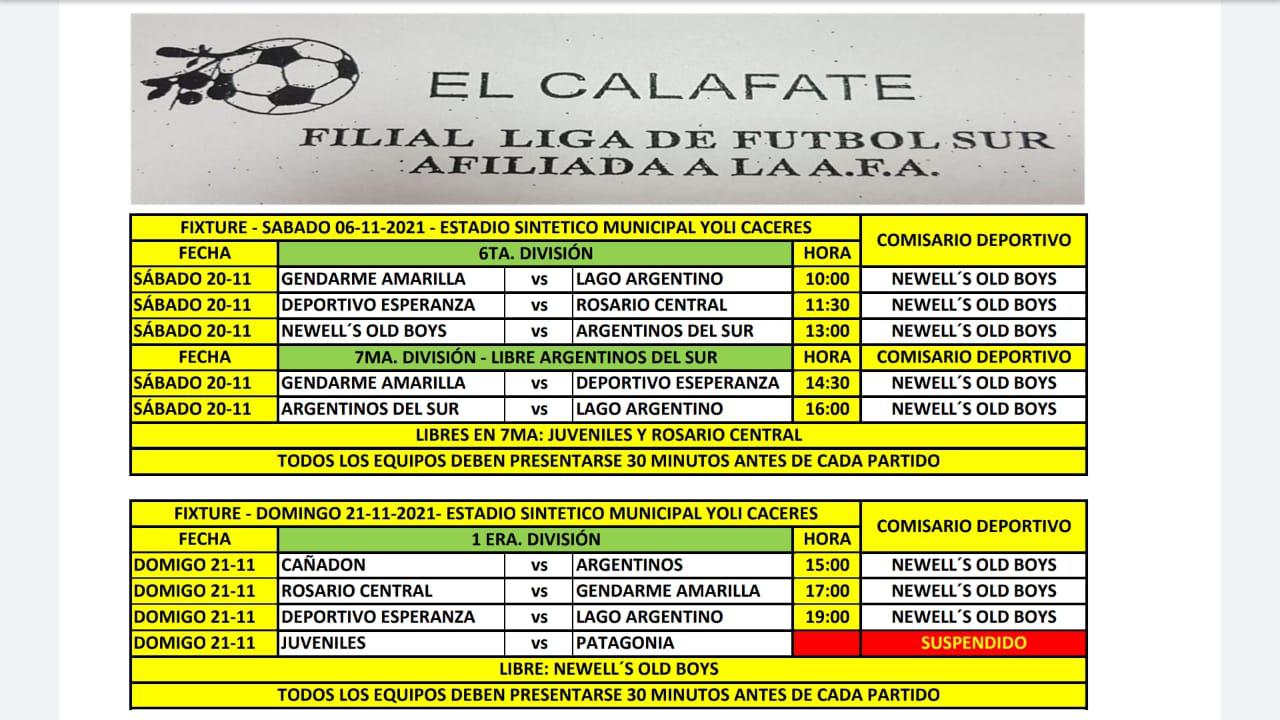 Futbol Sabado y domingo Programción