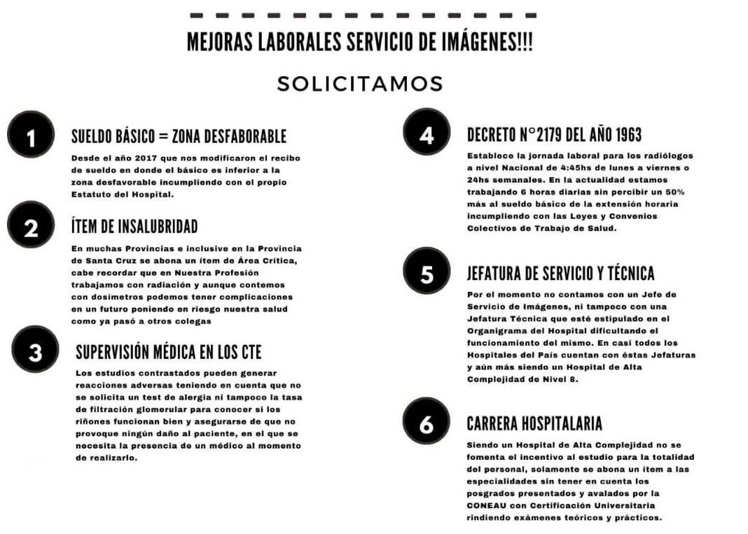 reclamos del servicio de imagenes