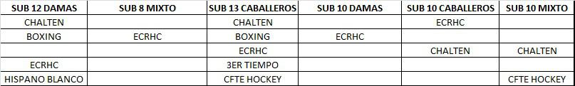 Hockey Pista 3era Fecha Liga Menores
