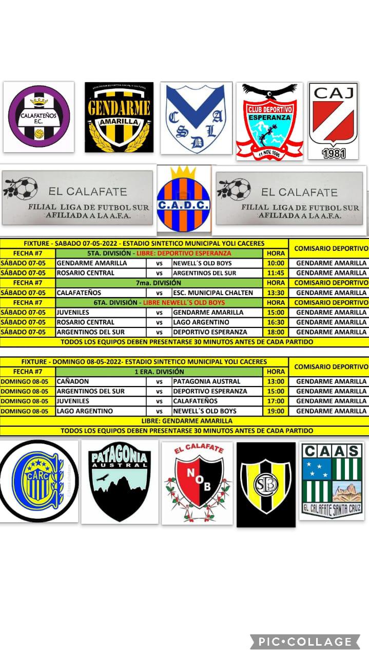 Programación fecha del domingo Futbol