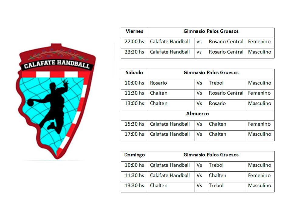 fixture encuentro Handball