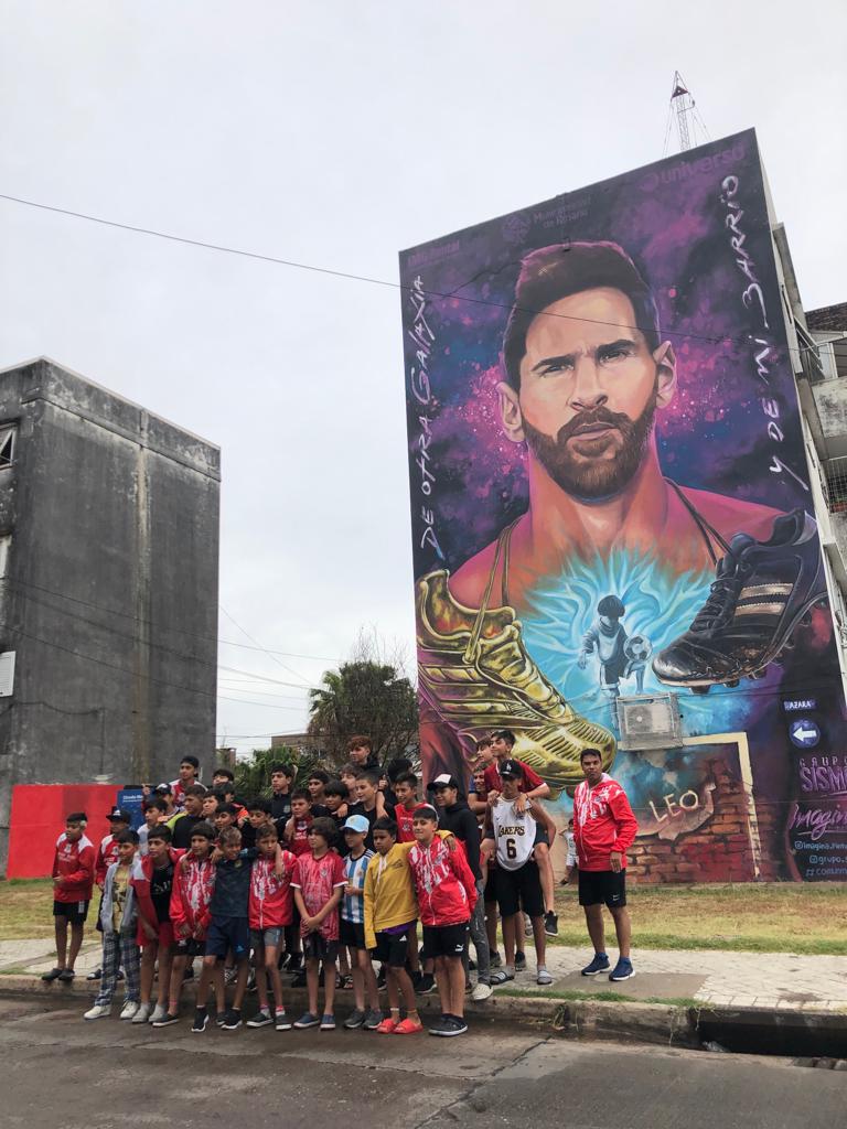 Messi Mural