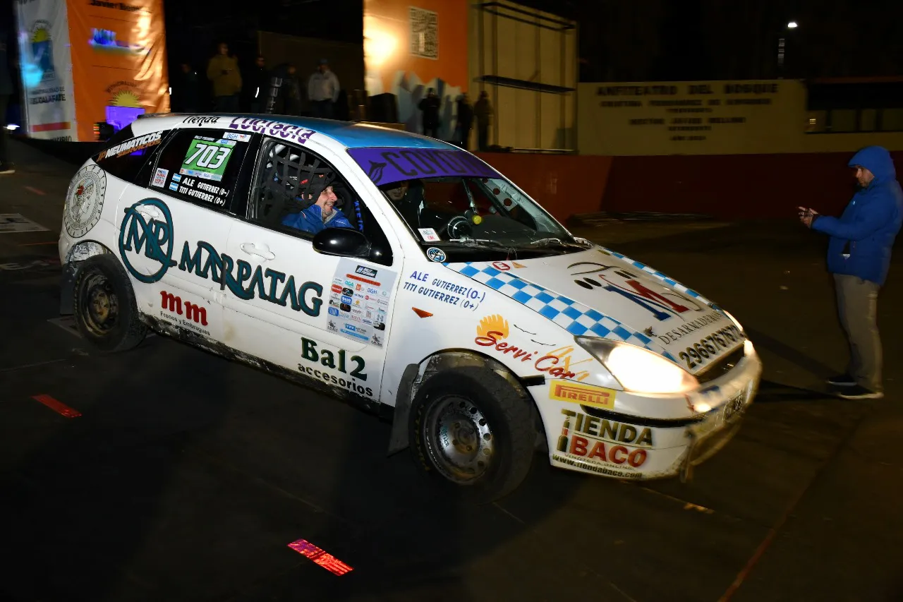 8vo Rally de Los Glaciares Gutierrez Rampa de Largada