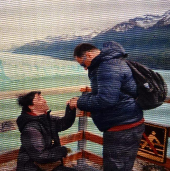 amor frente al Glaciar 3