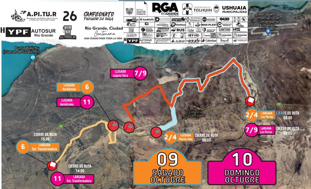 Ruta sabado y domingo