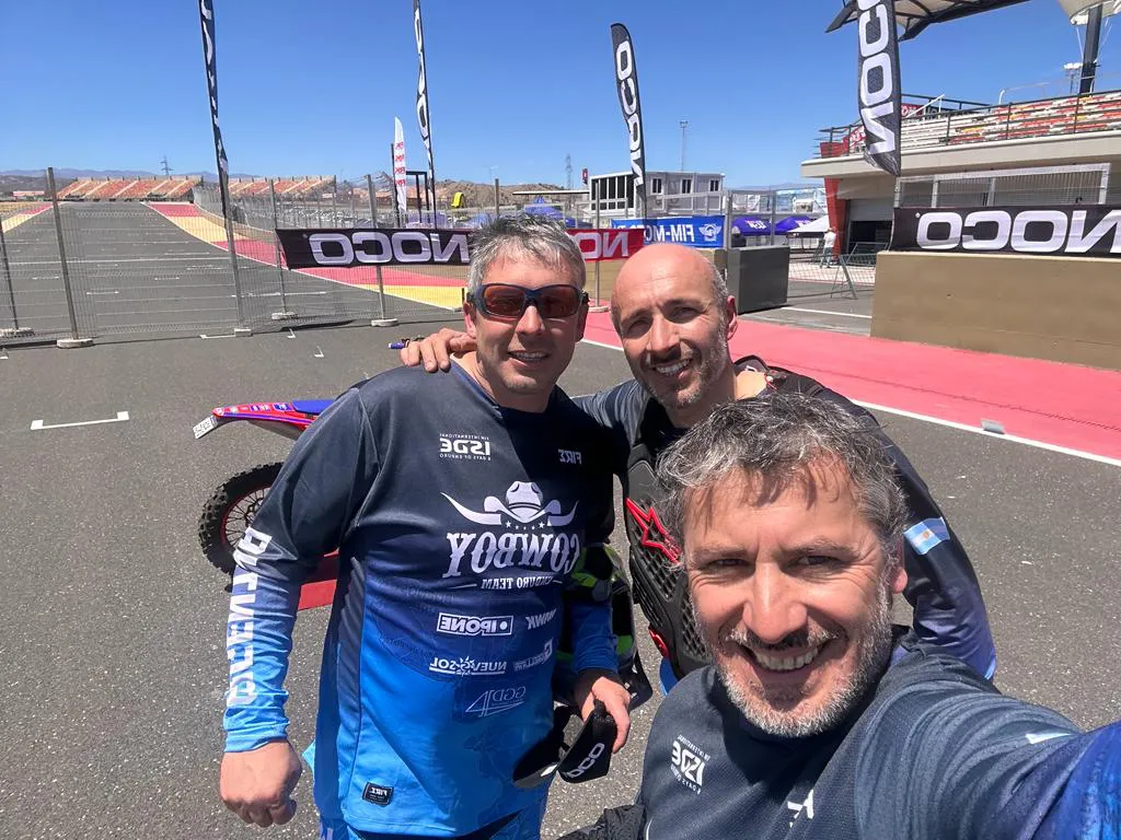 Gonzalo Gamboa, Rodrigo Harding y Marcos Six Days Enduro 2023