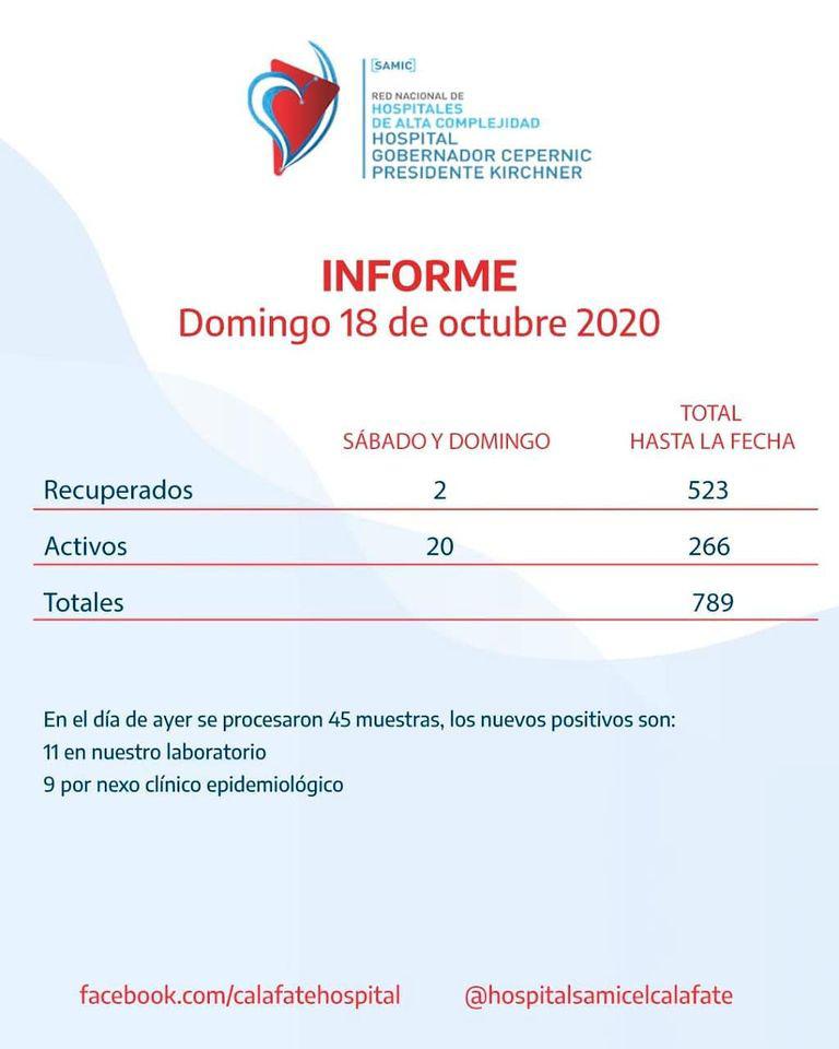 SAMIC Informe covid