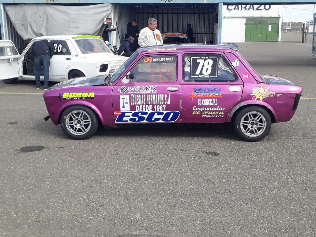 Agustin Orellana en pista