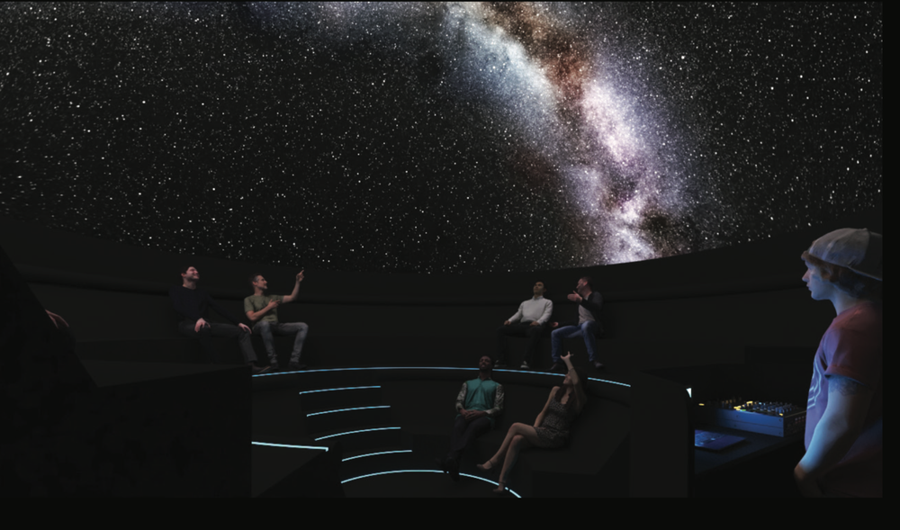 Futuro Centro de Interpretación y Planetario -Portal Cañadón Pinturas - Parque Patagonia - Fundación Rewiding Argentina