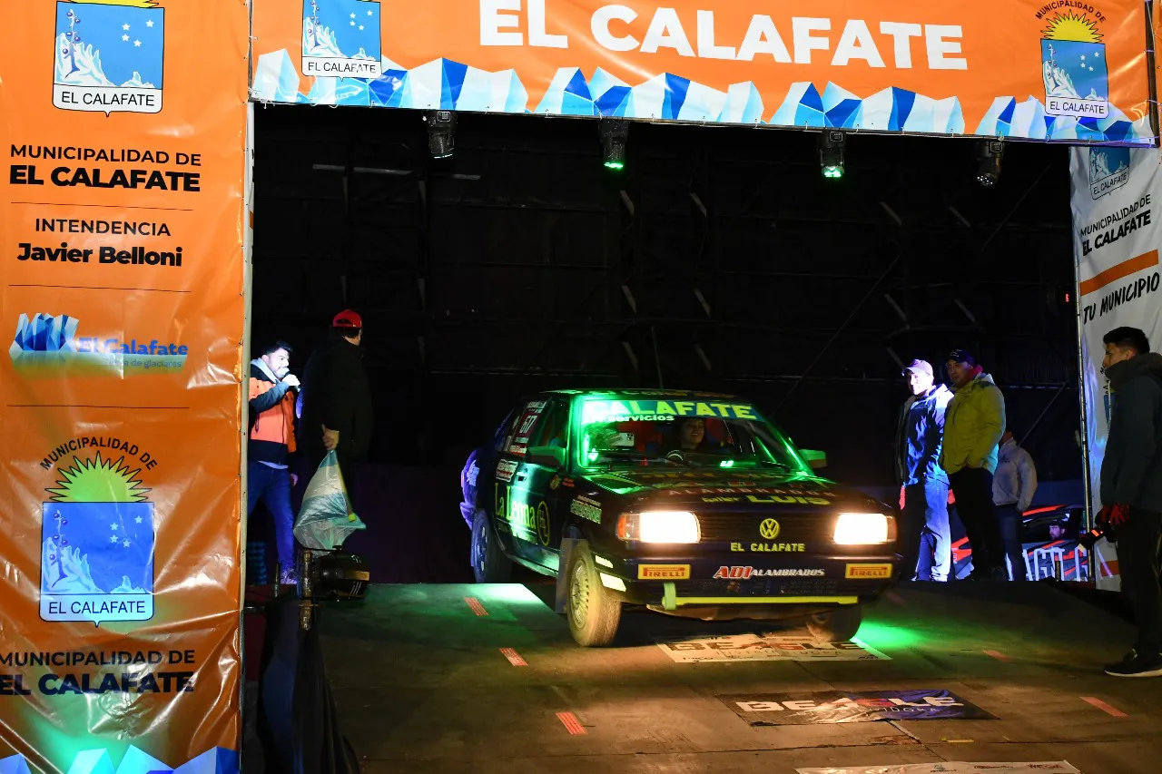 8vo Rally de Los Glaciares Martín Freile Rampa de Largada