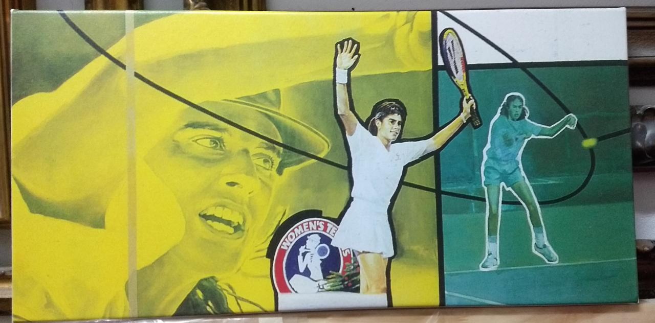 Gabriela Sbatini cuadro Los Álamos