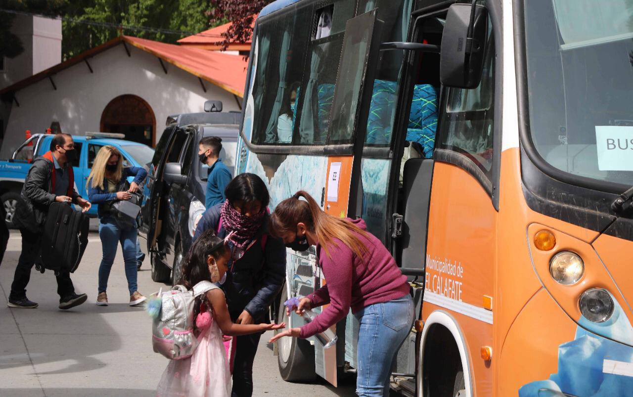 Operativo de traslado al avion