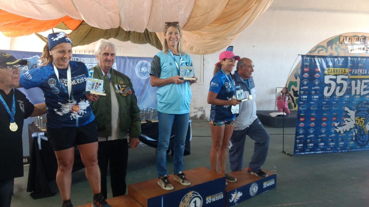 Pascale Taillieu Podio 55 Heroes de Malvinas 2022