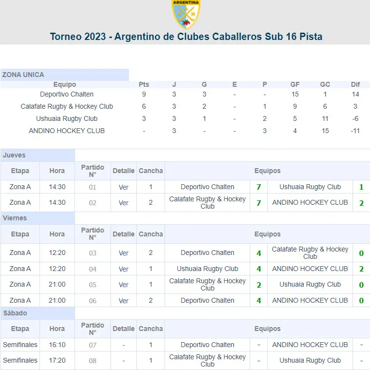 Hockey Caballerso posiviones