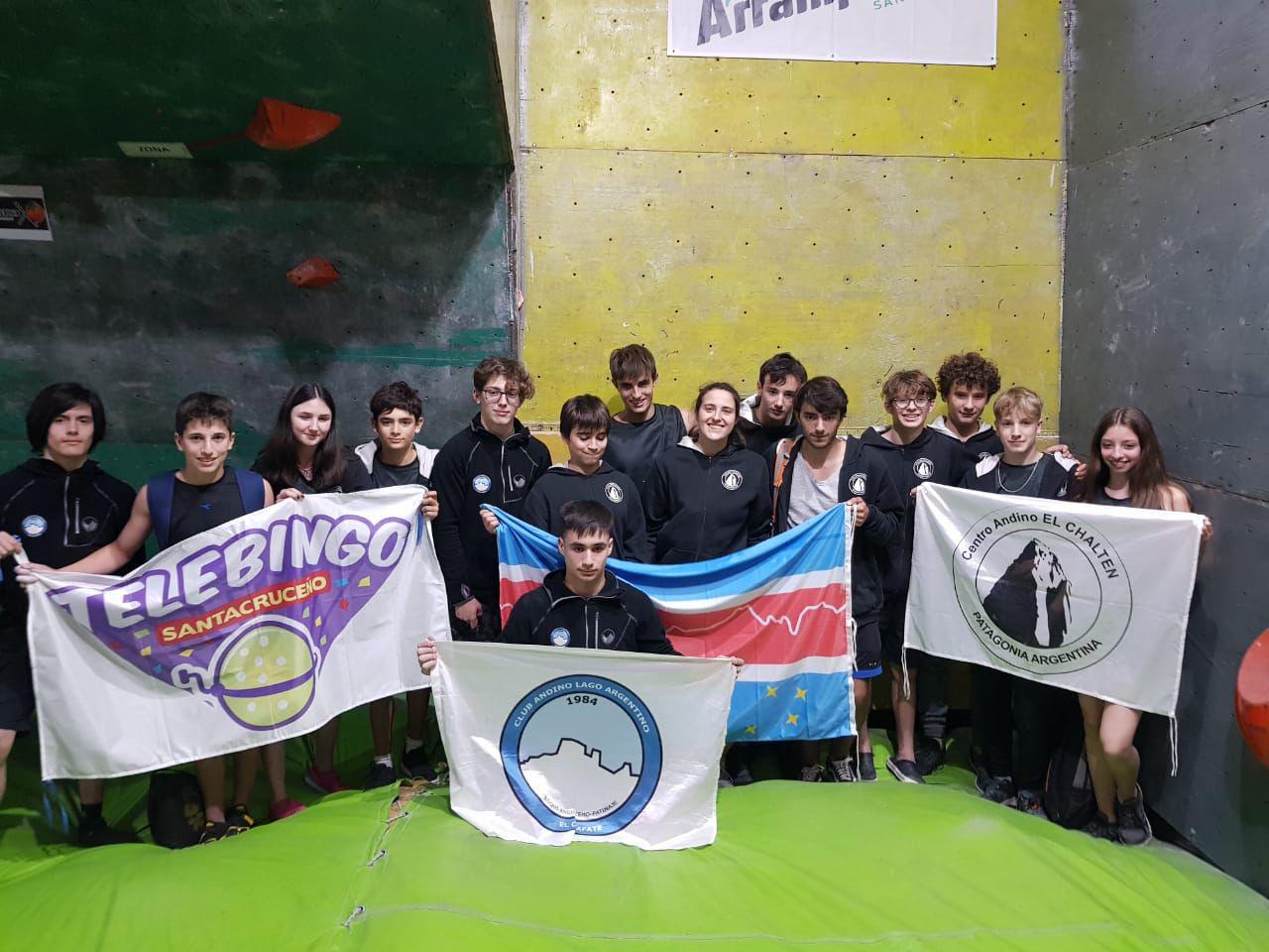 Patagonicos en el nacional de Escalada
