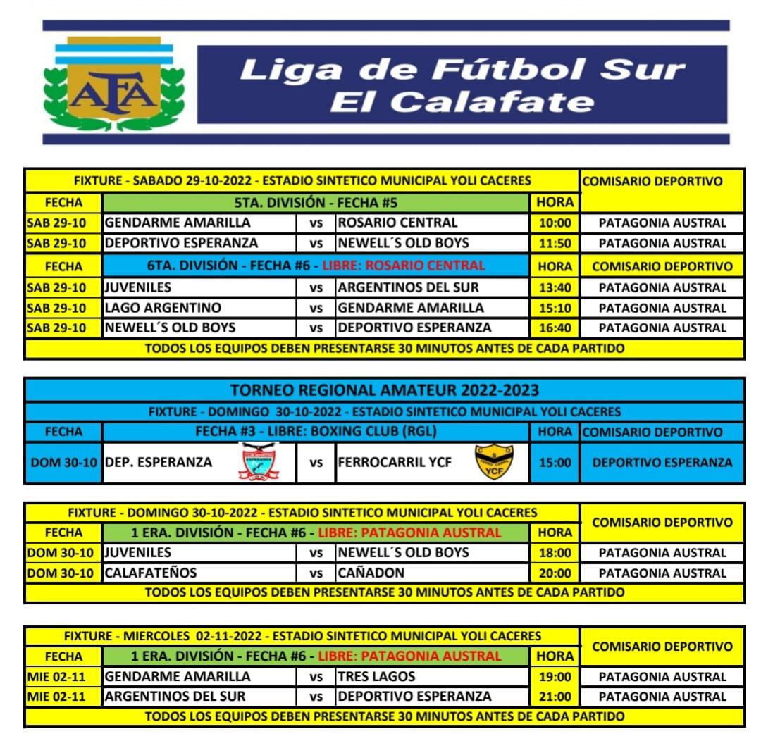 Fútbol Programación domingo 30 de octubre 2022