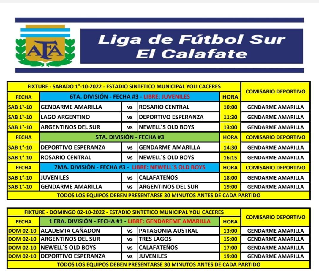 Futbol de Primera 2da fecha cronograma clausura 2022