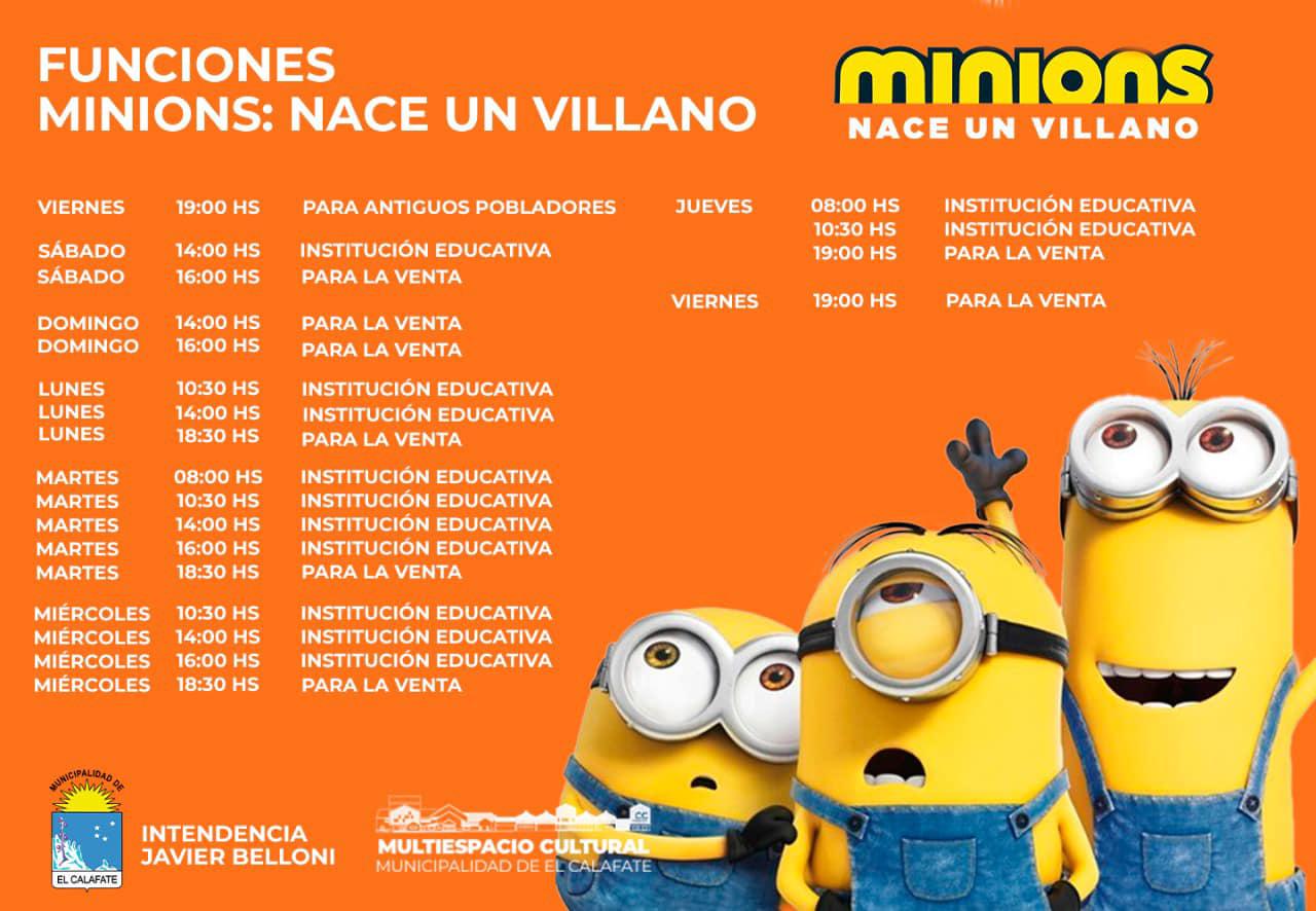 minions cartelera