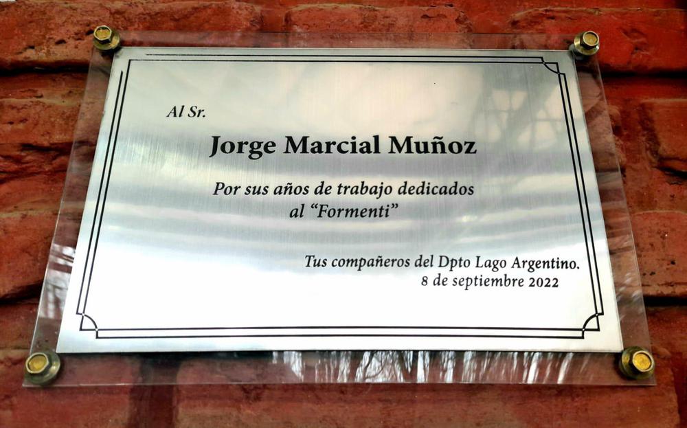 homenaje a Jorge Muñoez