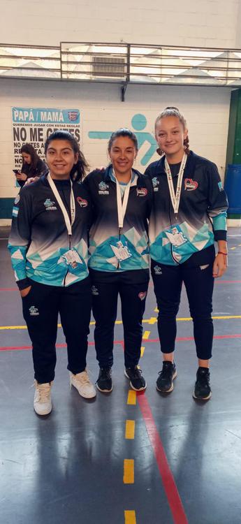 Irene, Juliana y Daiara Futbol femenino EPADE 2022