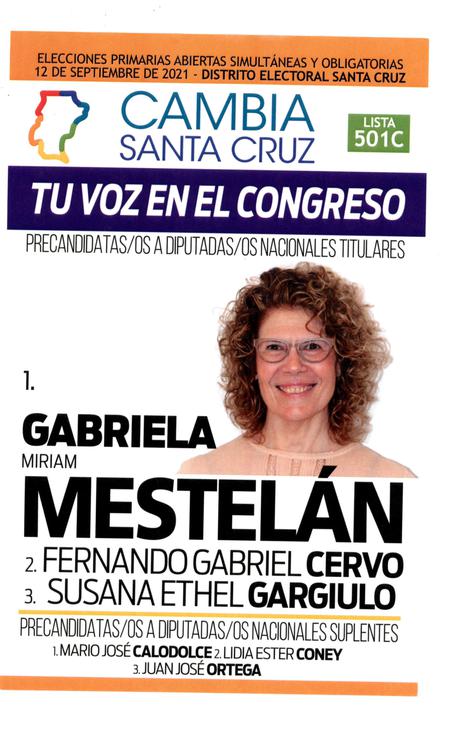 501 CAMBIA SANTA CRUZ - LISTA C TU VOZ EN EL CONGRESO