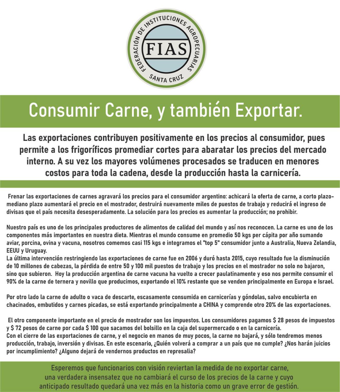 comunicado FIAS