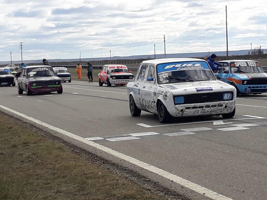 Agustín Bull en pista