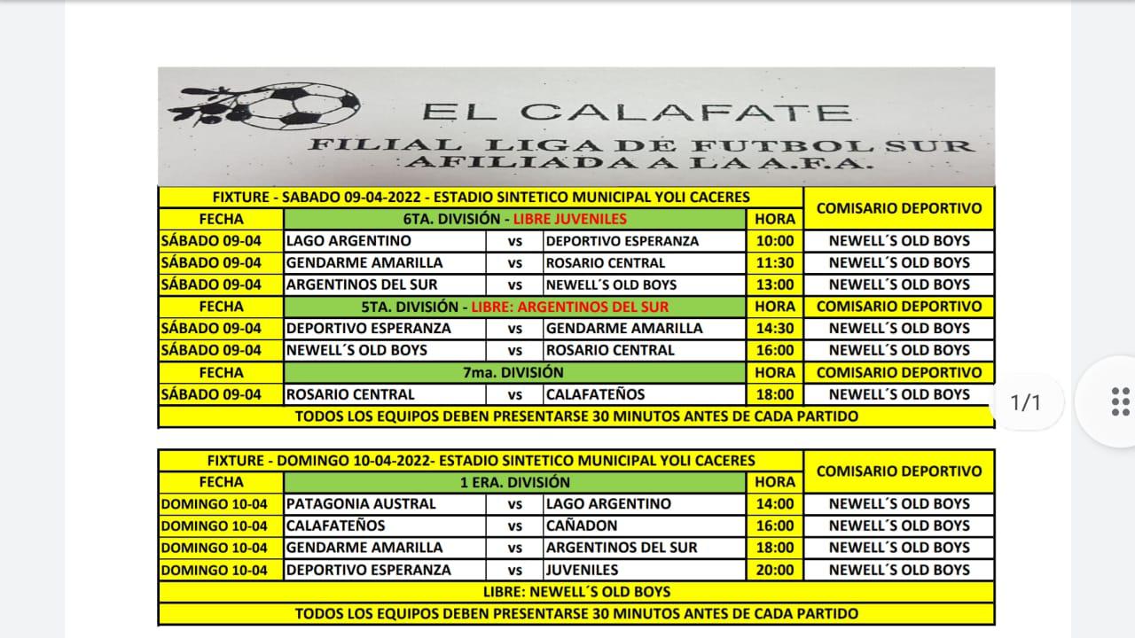 Futbol de Primera 10 de abril 2022