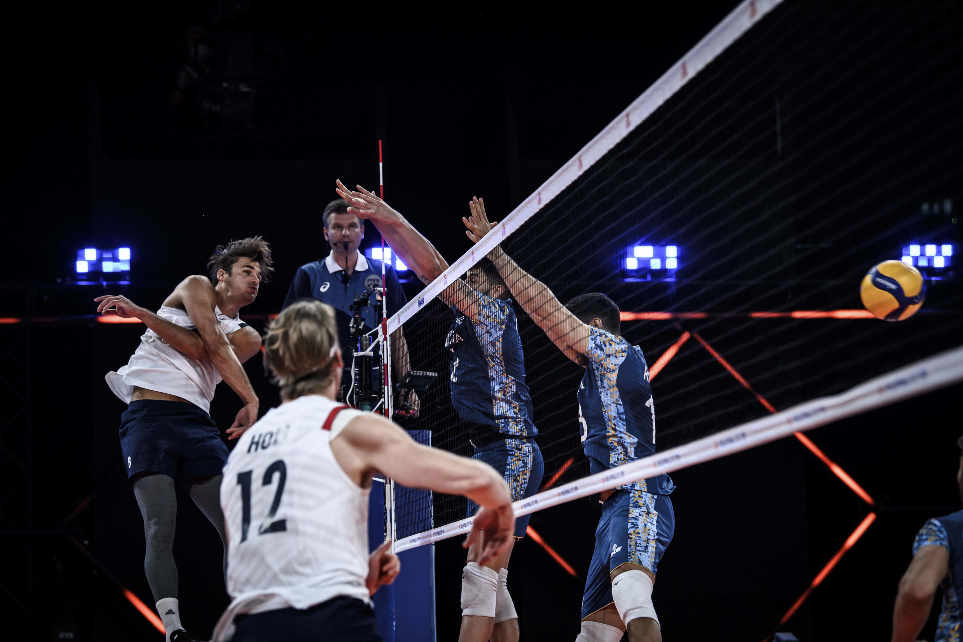 Voley Argentina Jugo Mejor Pero No Pudo Con Estados Unidos