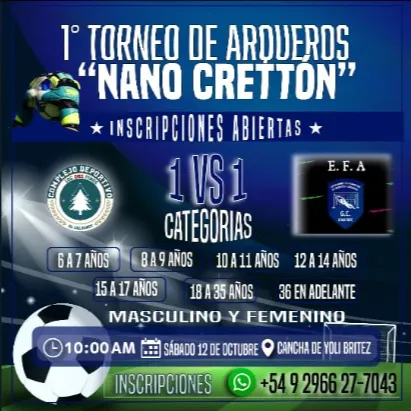 Torneo Arquero Afiche