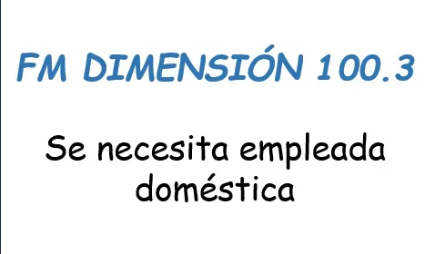 Empleada domestica