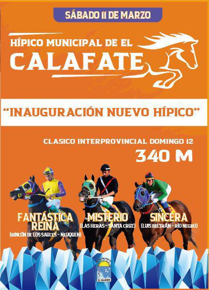 Inauguración Hipodromo de El calafate