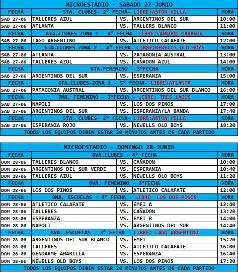 Futsal Infantil Estadio Polideportivo Sábado 27 de junio 2026