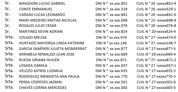 Tolkeyen citados convocatoria