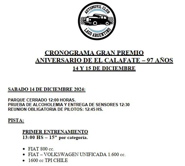 Gran Premio 97 aniversario 