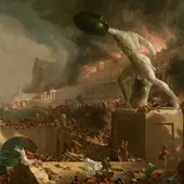 Caída del imperio romano Thomas Cole abc 9 enero 2024