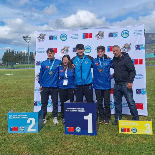 Atletismo Araucania 100 metros llanos 2024