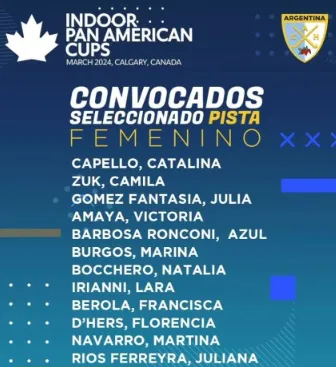 Hockey Pista Seleccionado Femenino Panamericano 2024