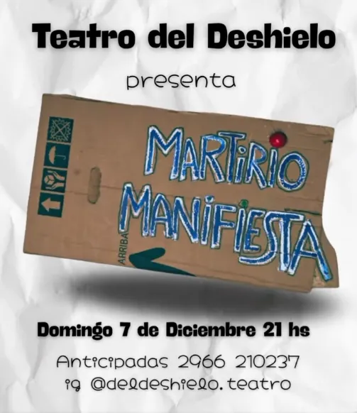 martirio manifiesta