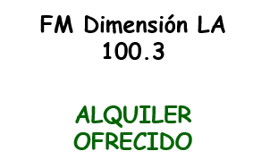 Alquiler Ofrecido verde