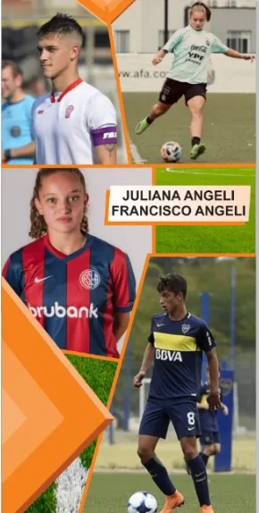 Juliana y Francisco Angeli Futbol Banner