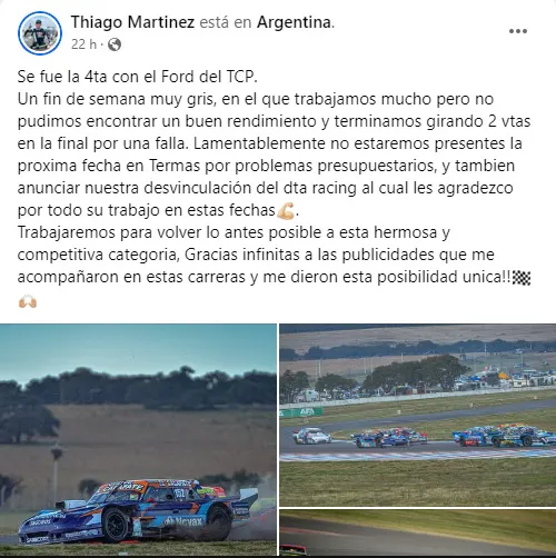 Thiago Martinez DTA Racing